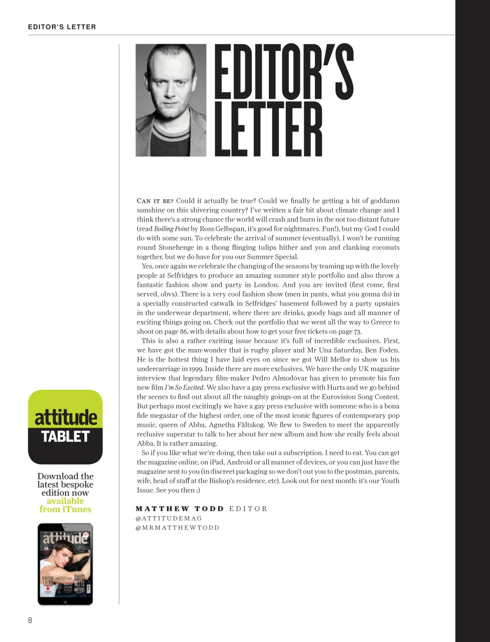 Attitude Preview Pages