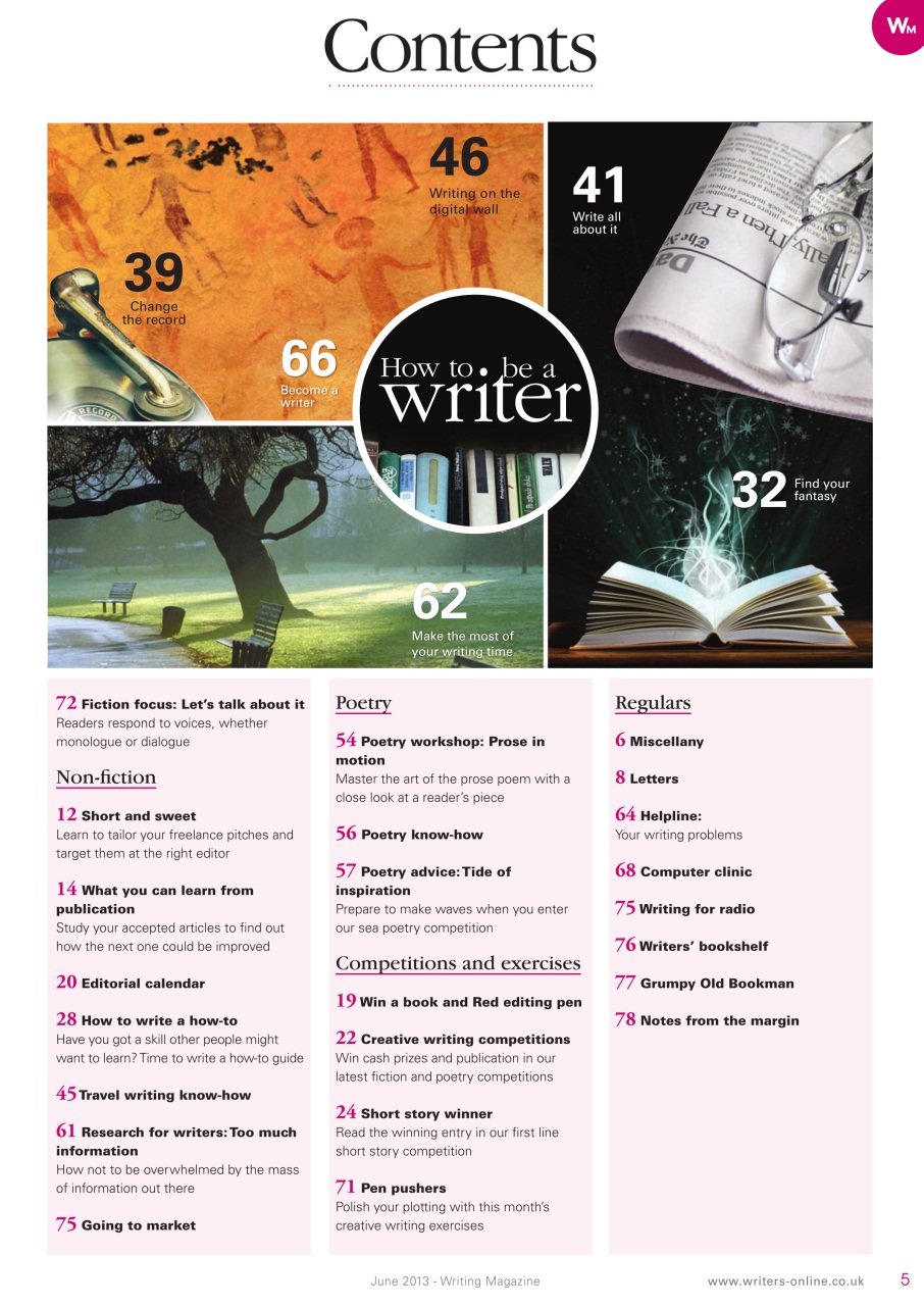 Writing Magazine Preview Pages