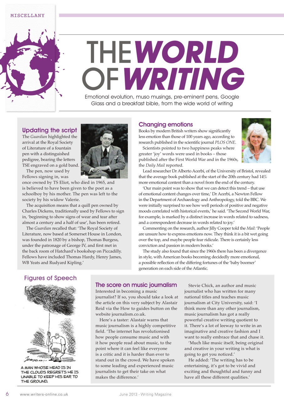 Writing Magazine Preview Pages