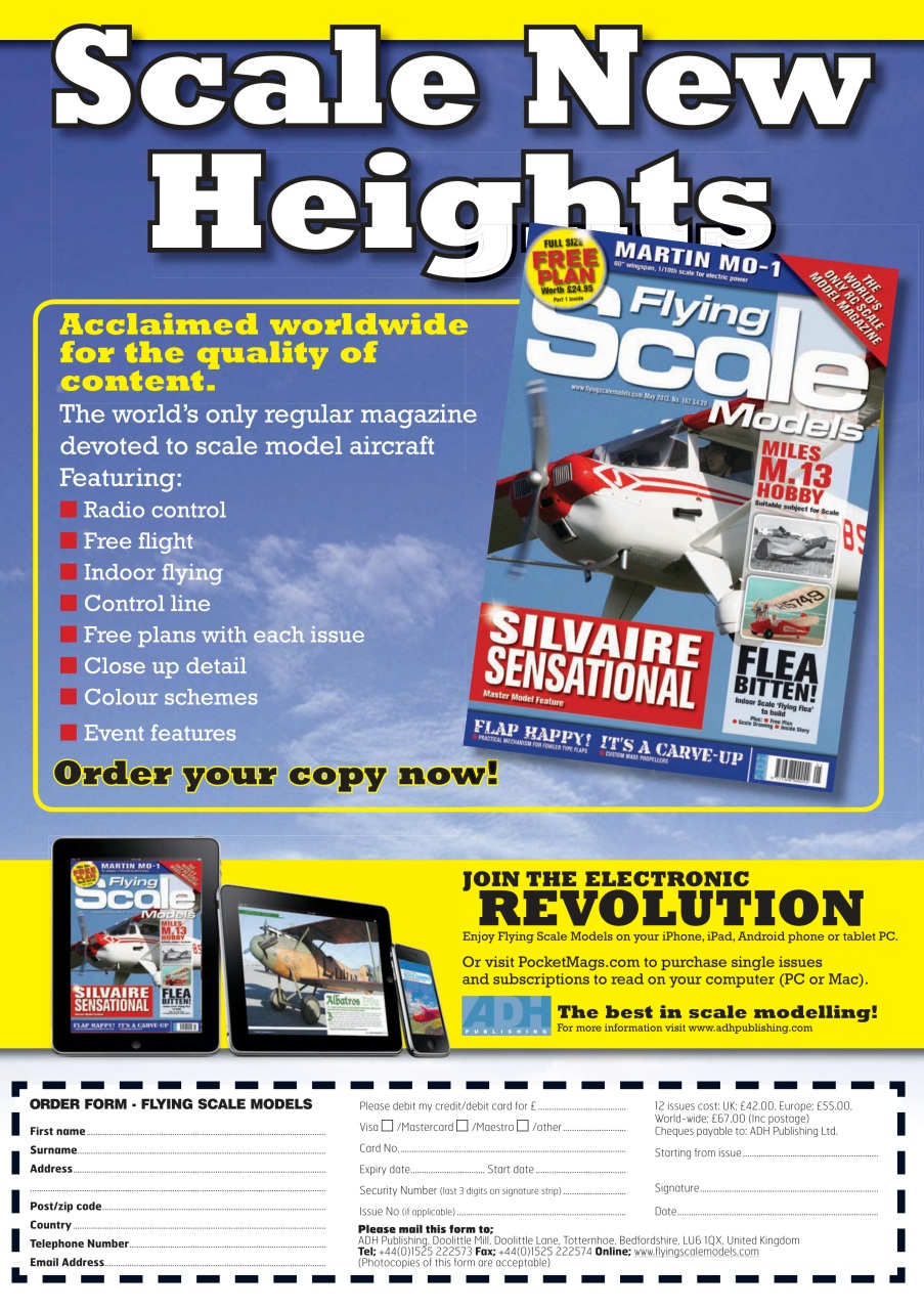 Flying Scale Models Preview Pages