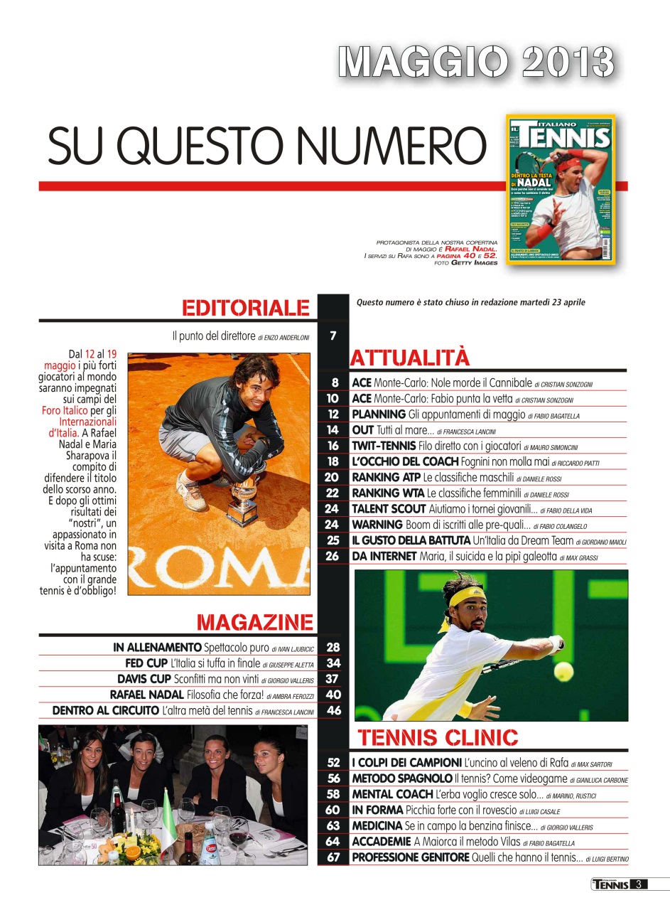 Il Tennis Italiano Preview Pages