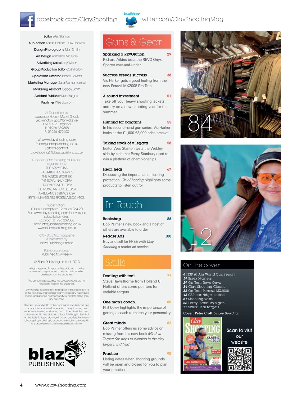 Clay Shooting Preview Pages