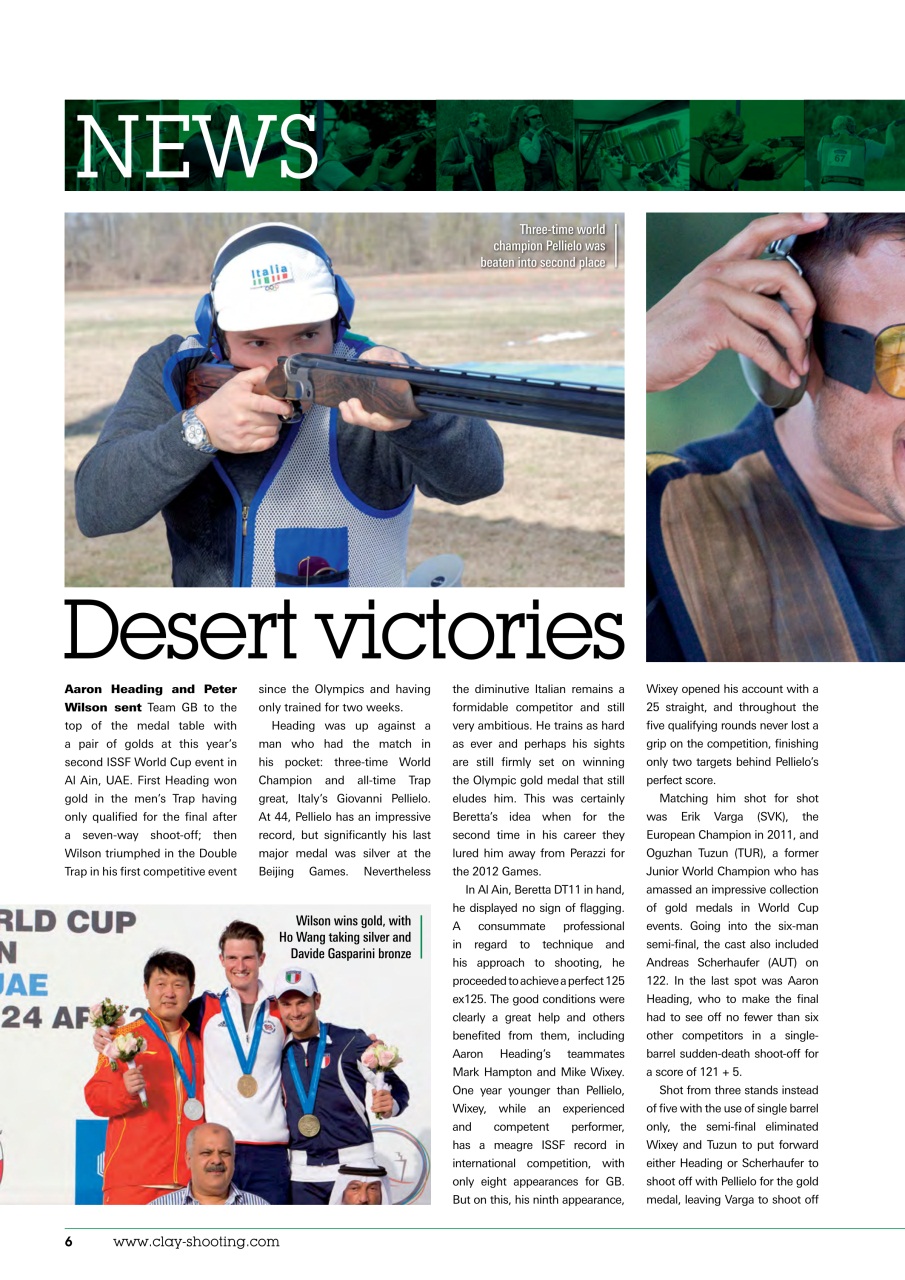 Clay Shooting Preview Pages