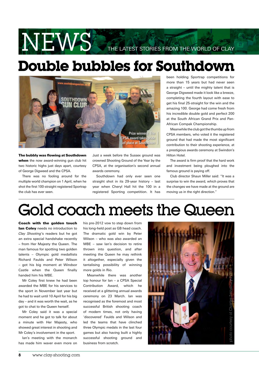 Clay Shooting Preview Pages