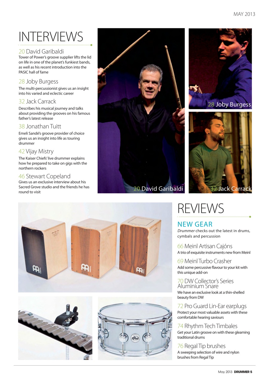 iDrum magazine: Never miss a beat Preview Pages