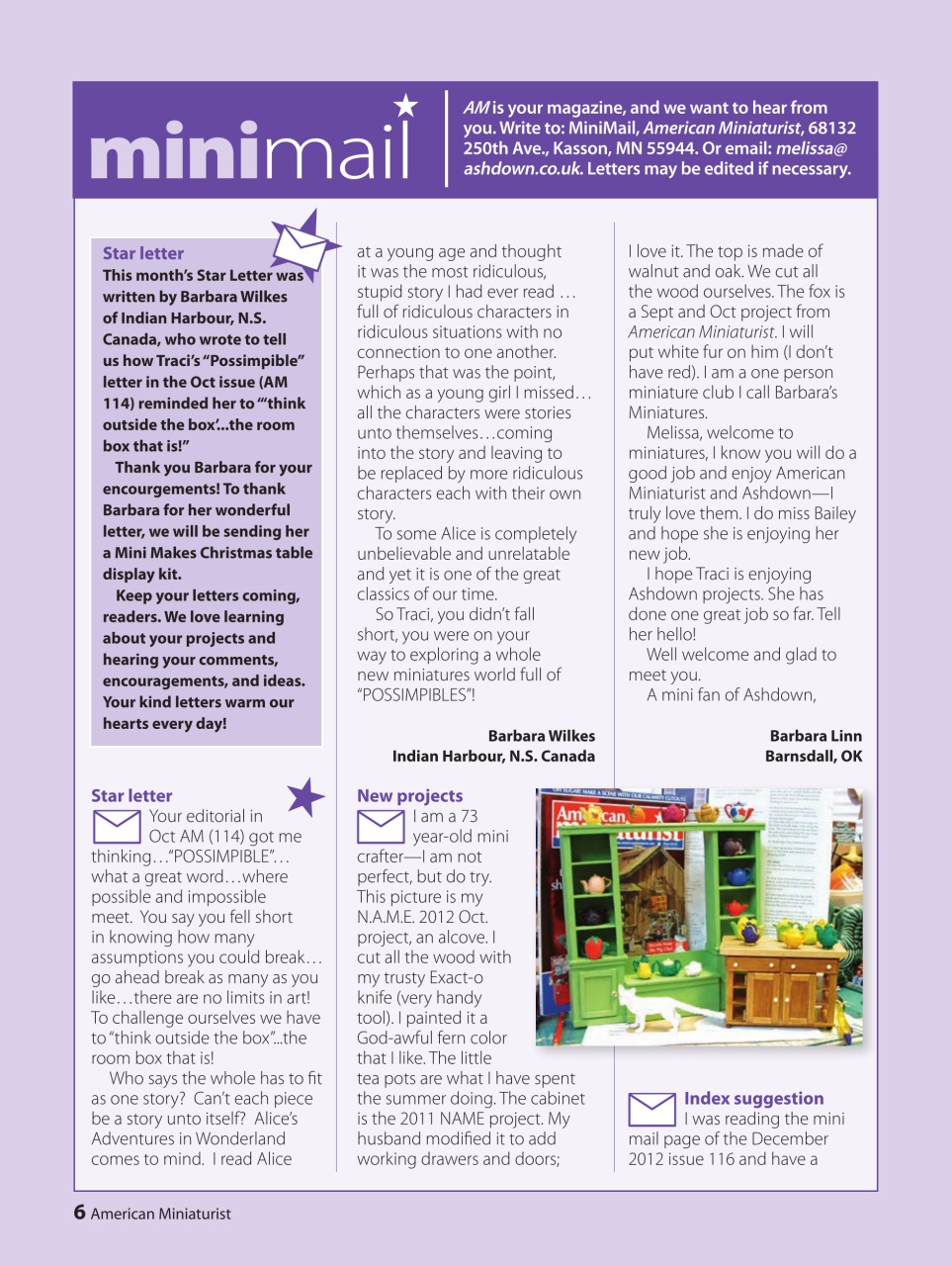 American Miniaturist Preview Pages