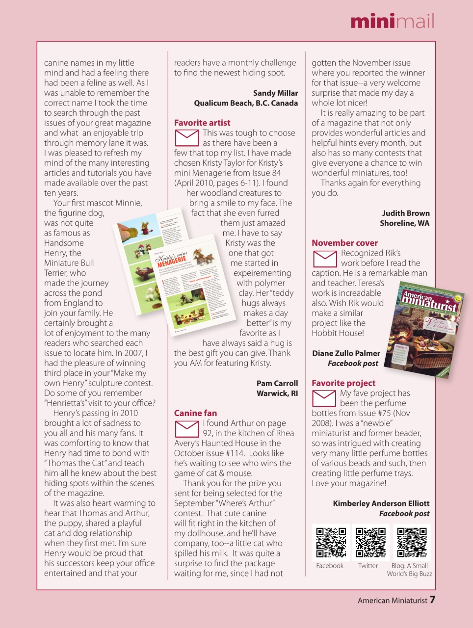 American Miniaturist Preview Pages