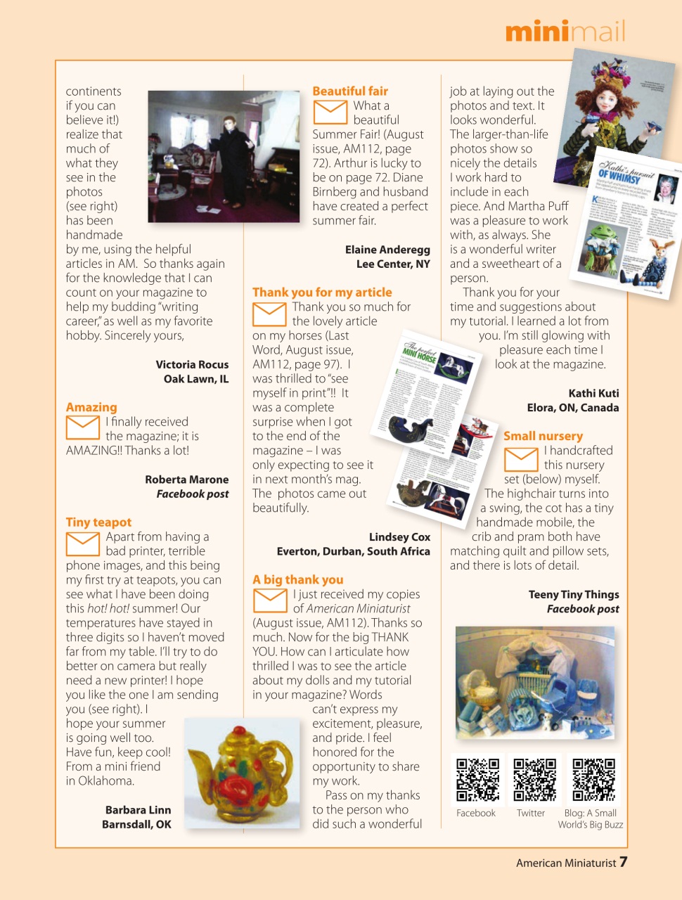 American Miniaturist Preview Pages