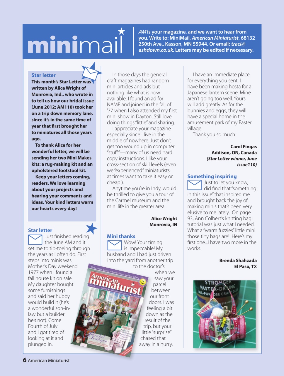 American Miniaturist Preview Pages