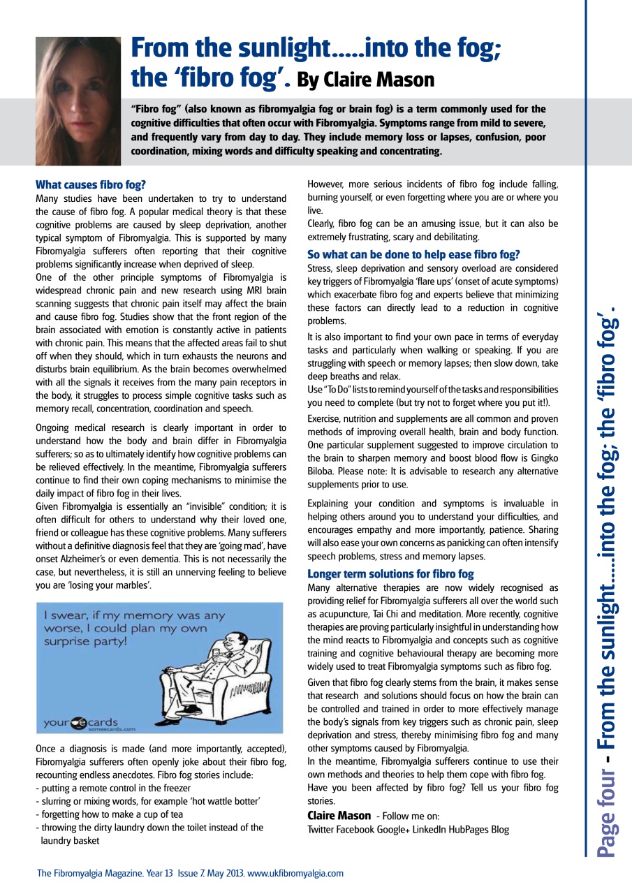 Fibromyalgia Magazine Preview Pages