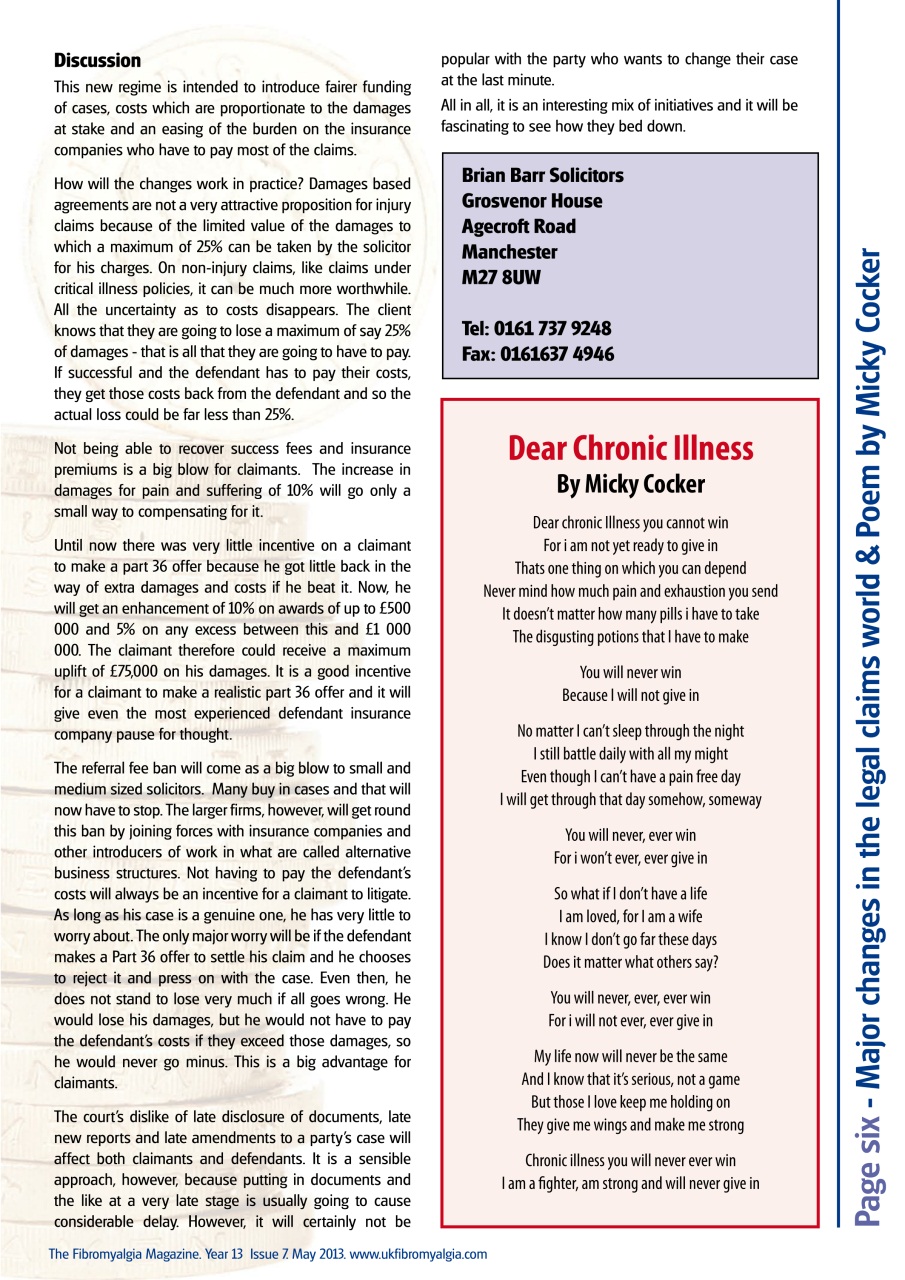 Fibromyalgia Magazine Preview Pages