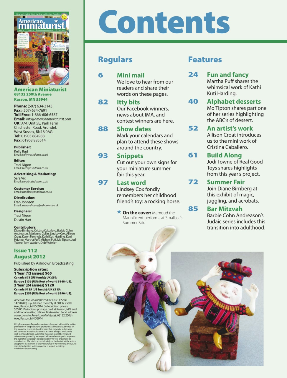 American Miniaturist Preview Pages