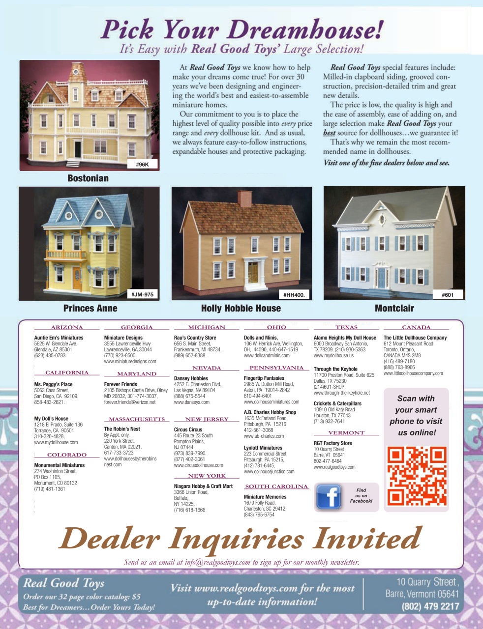 Dollhouse Miniatures Preview Pages