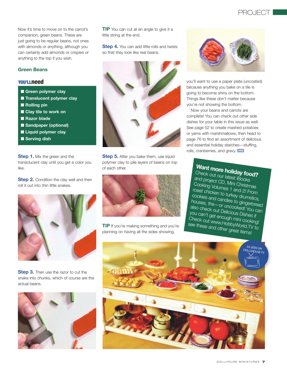 Dollhouse Miniatures Preview Pages