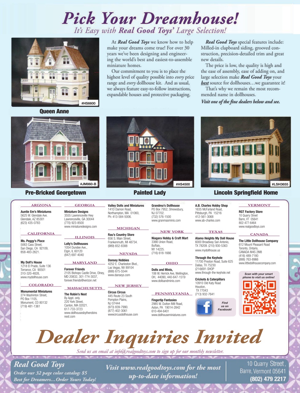 Dollhouse Miniatures Preview Pages