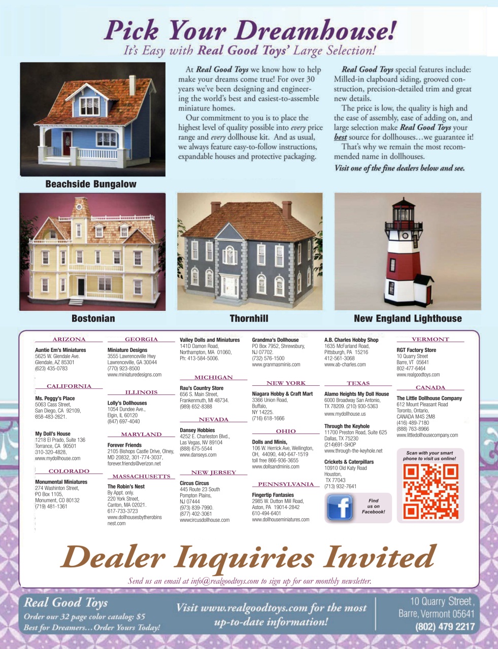 Dollhouse Miniatures Preview Pages