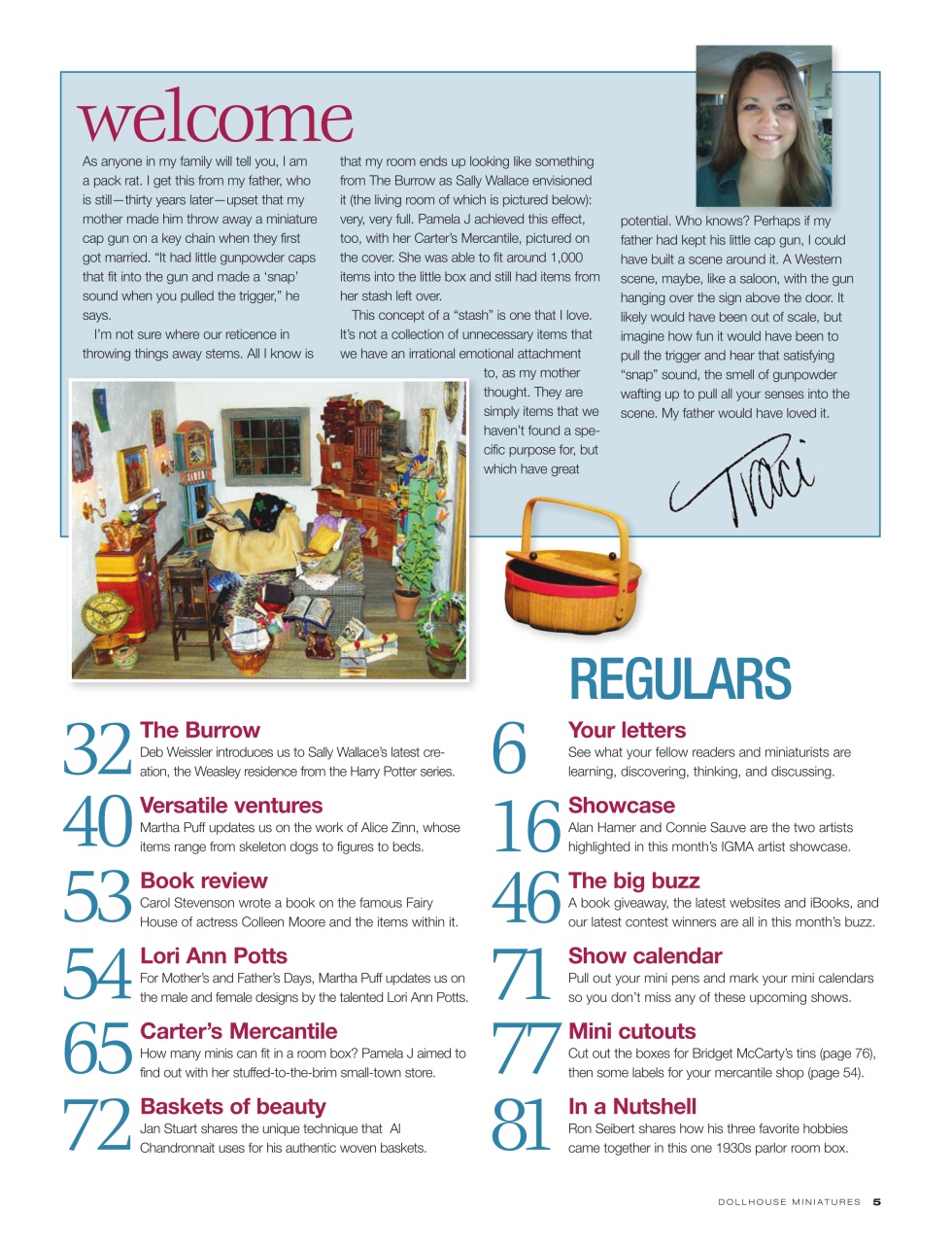 Dollhouse Miniatures Preview Pages