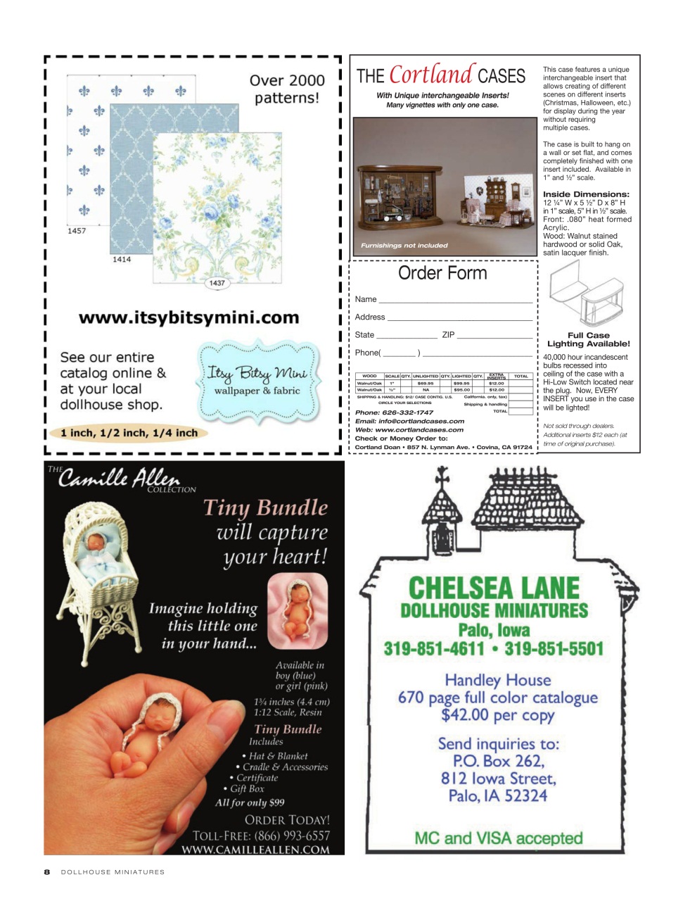 Dollhouse Miniatures Preview Pages