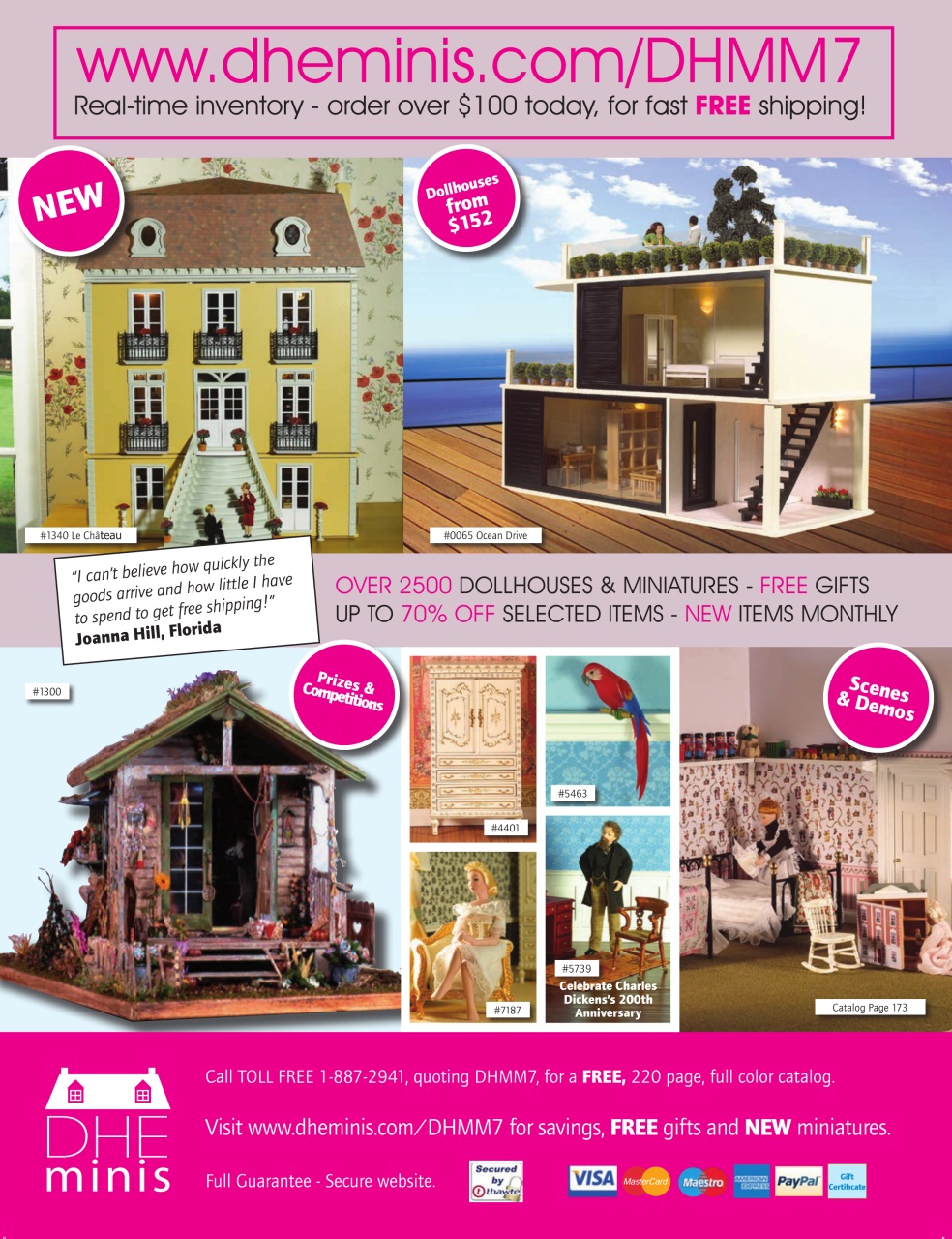 Dollhouse Miniatures Preview Pages