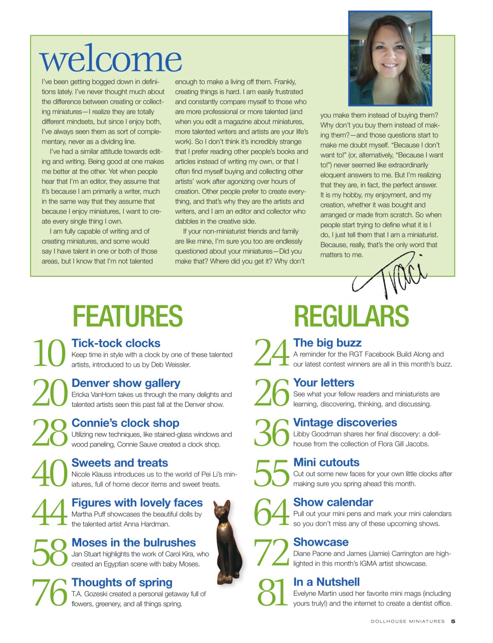 Dollhouse Miniatures Preview Pages