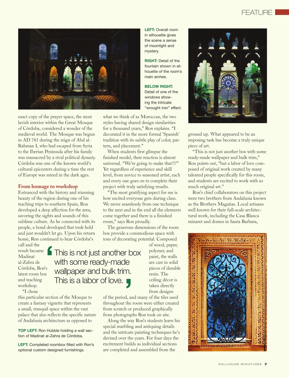 Dollhouse Miniatures Preview Pages