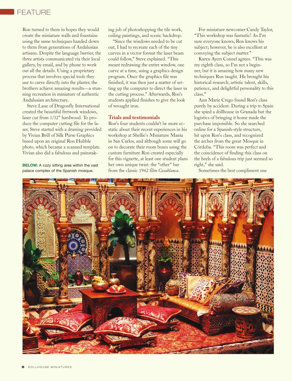 Dollhouse Miniatures Preview Pages