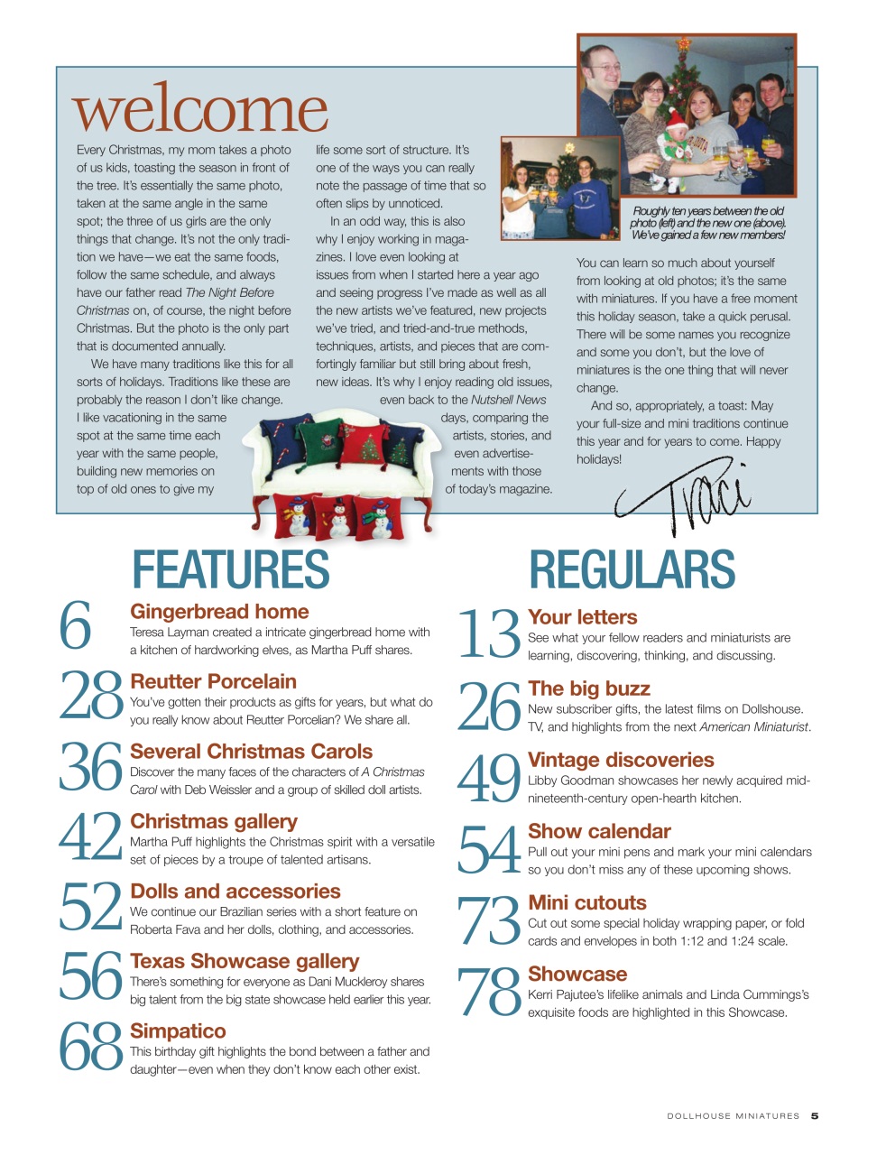 Dollhouse Miniatures Preview Pages