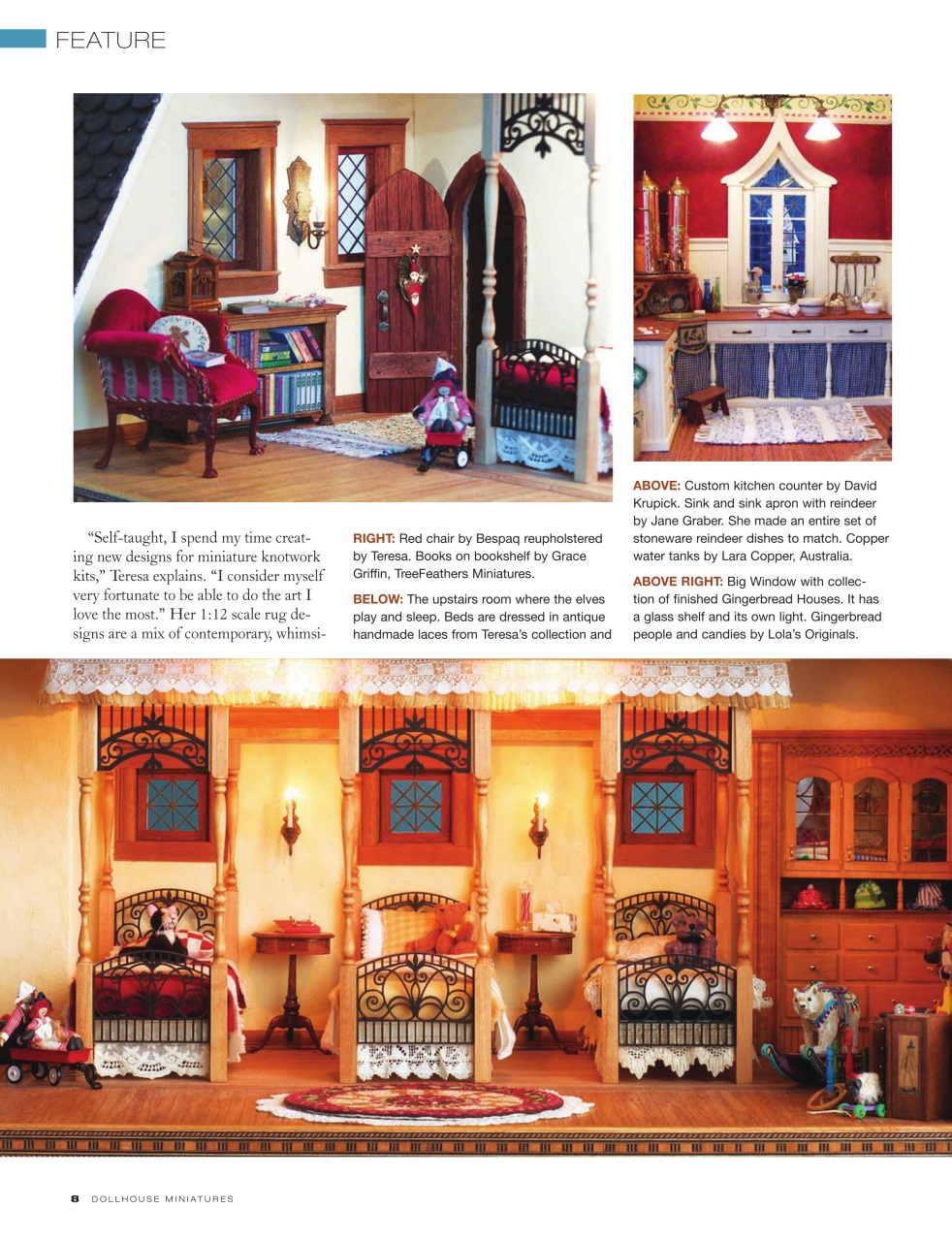 Dollhouse Miniatures Preview Pages