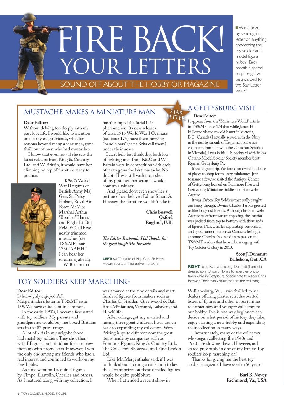 Toy Soldier & Model Figure Preview Pages