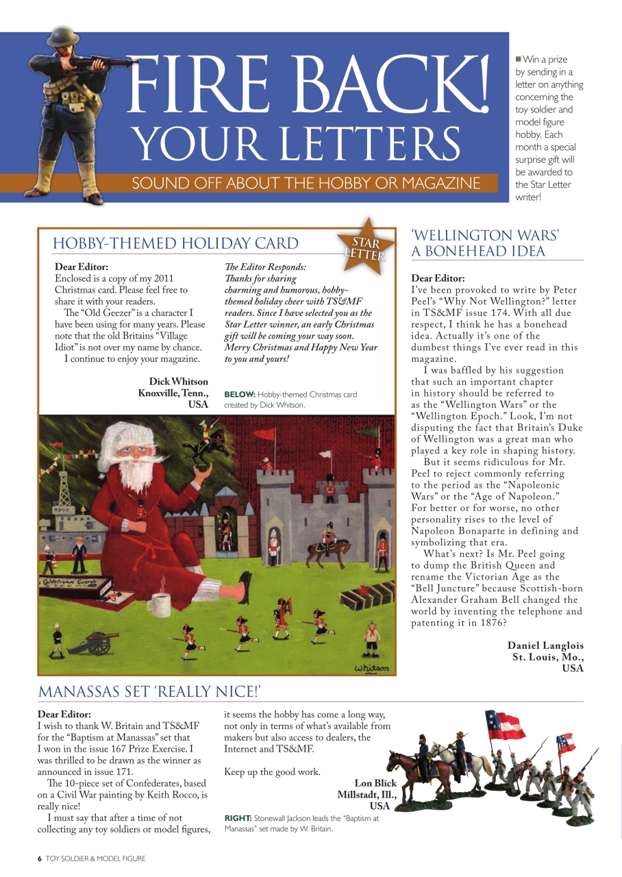 Toy Soldier & Model Figure Preview Pages