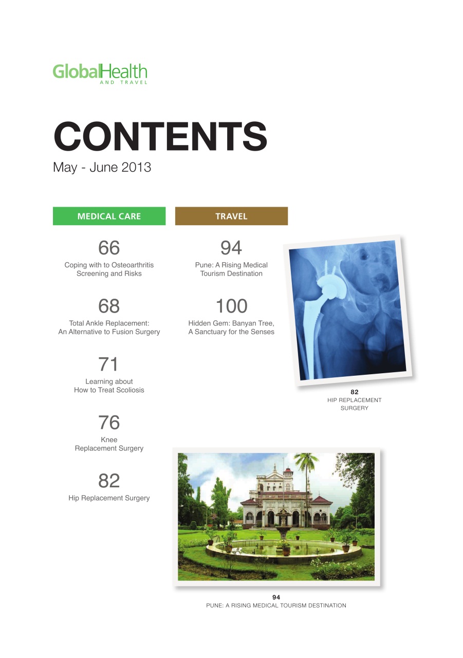 Global Health and Travel Preview Pages