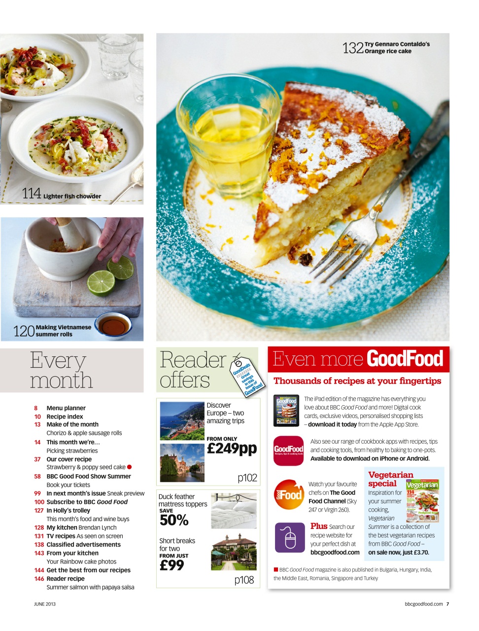 Good Food Magazine Preview Pages
