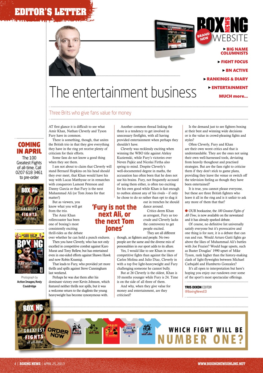 Boxing News Preview Pages