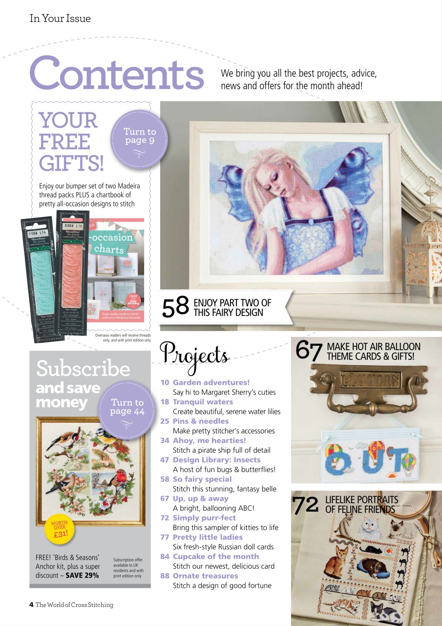 The World of Cross Stitching Preview Pages