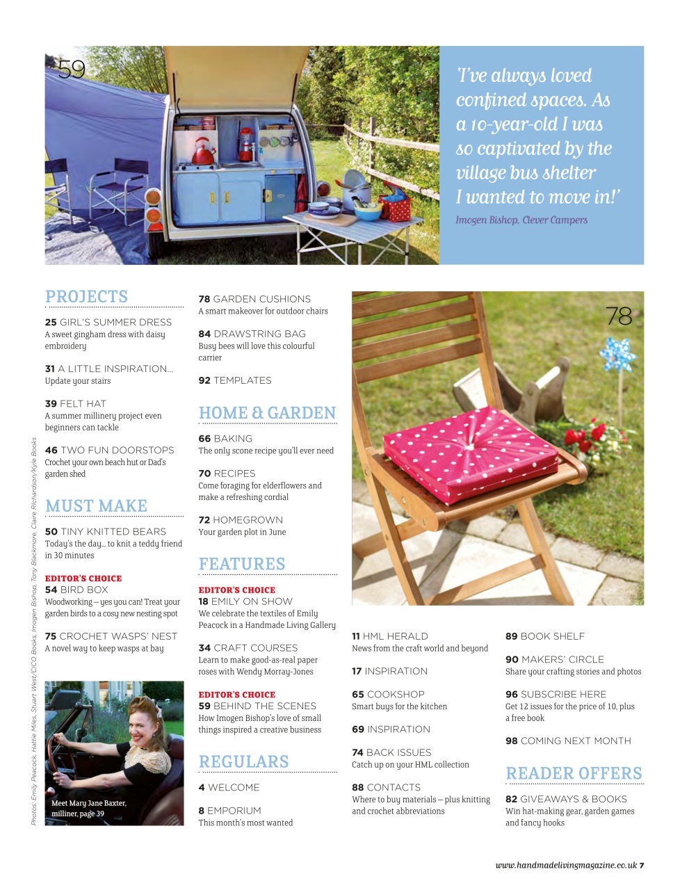 Handmade Living Preview Pages