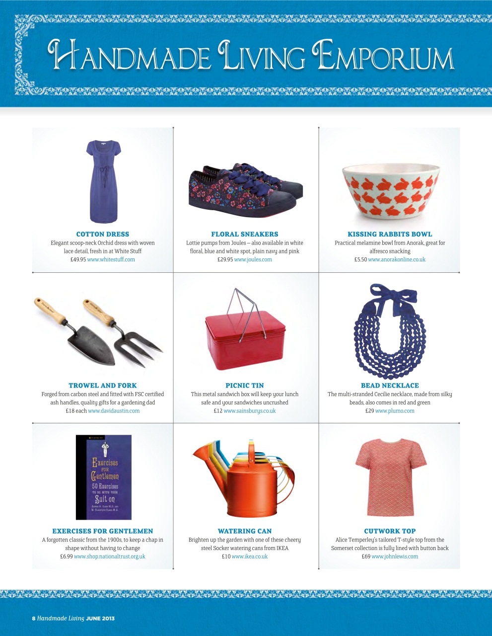 Handmade Living Preview Pages