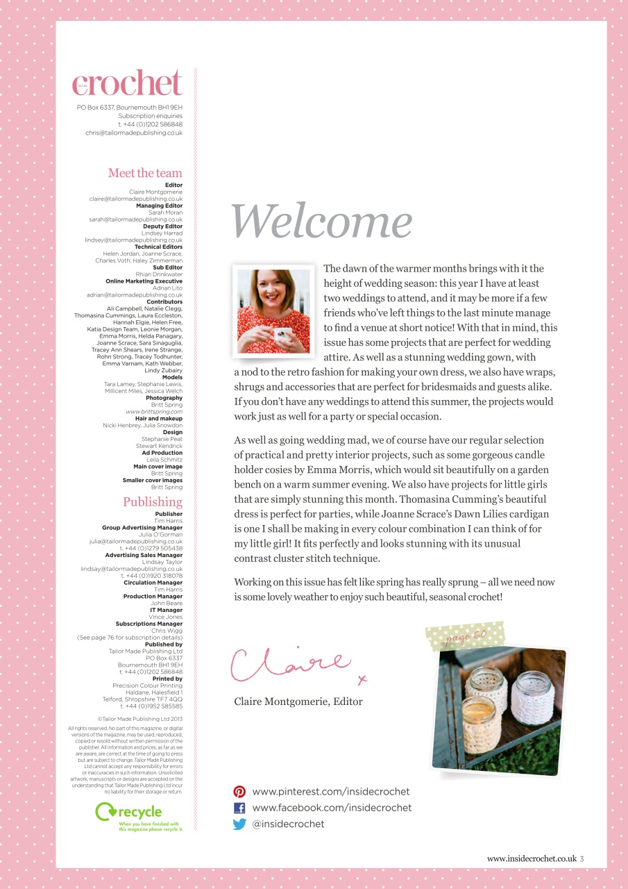 Inside Crochet Preview Pages