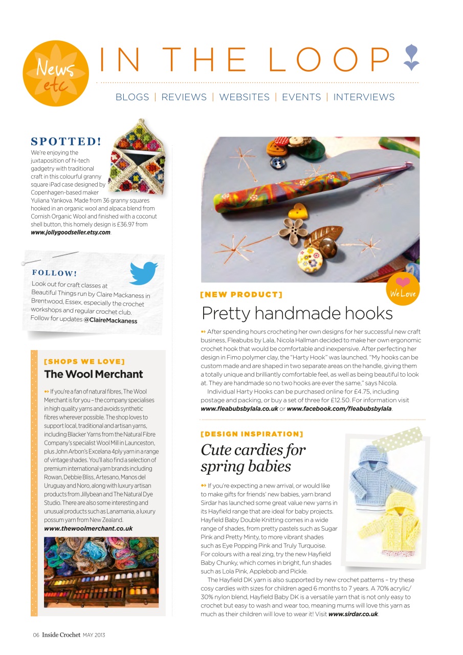 Inside Crochet Preview Pages