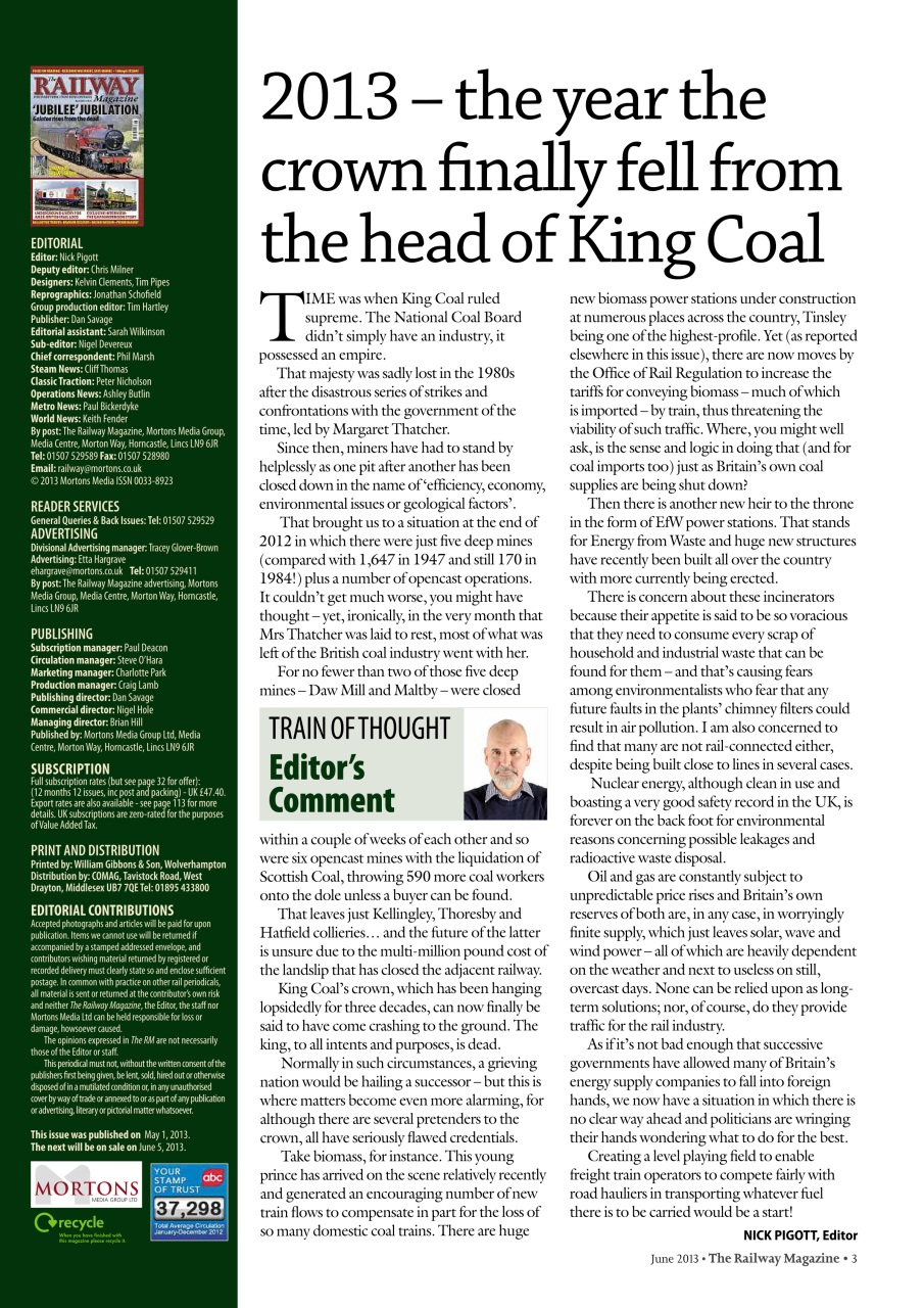 Railway Magazine Preview Pages