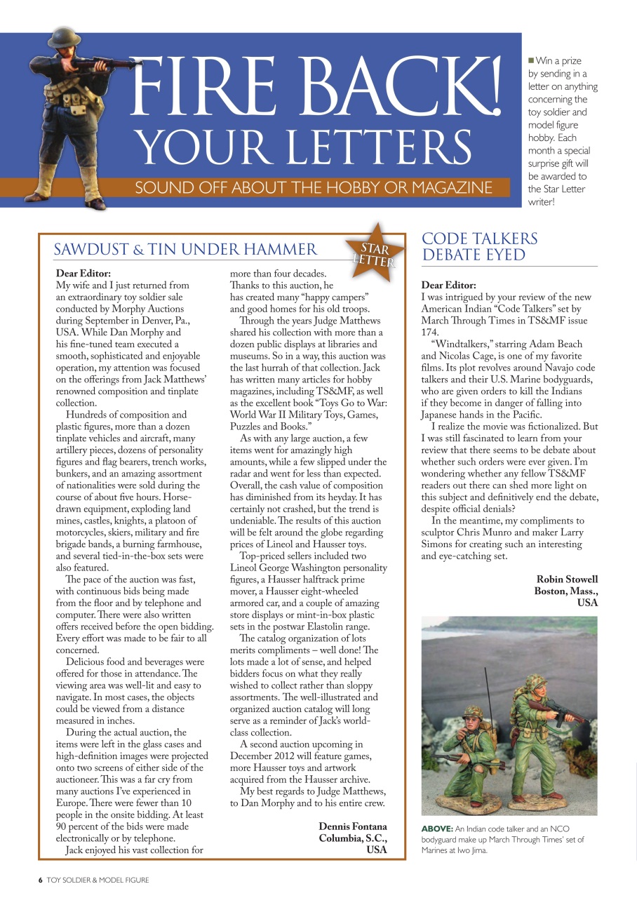 Toy Soldier & Model Figure Preview Pages