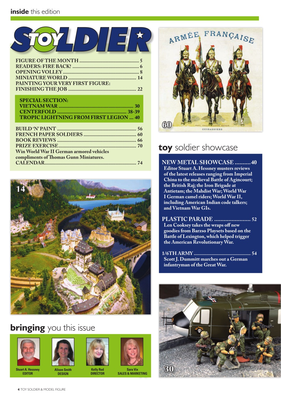 Toy Soldier & Model Figure Preview Pages