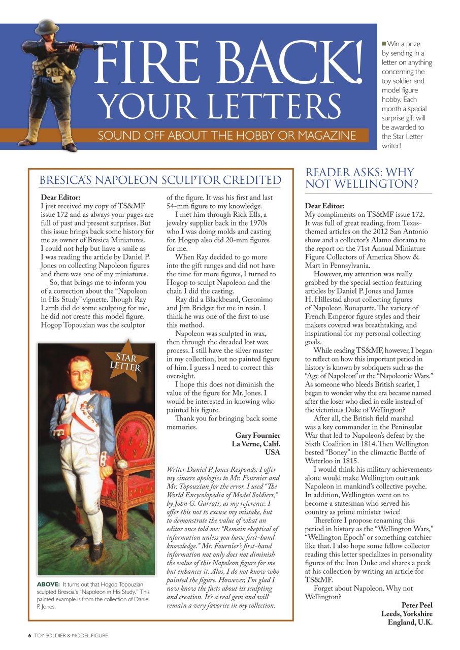 Toy Soldier & Model Figure Preview Pages