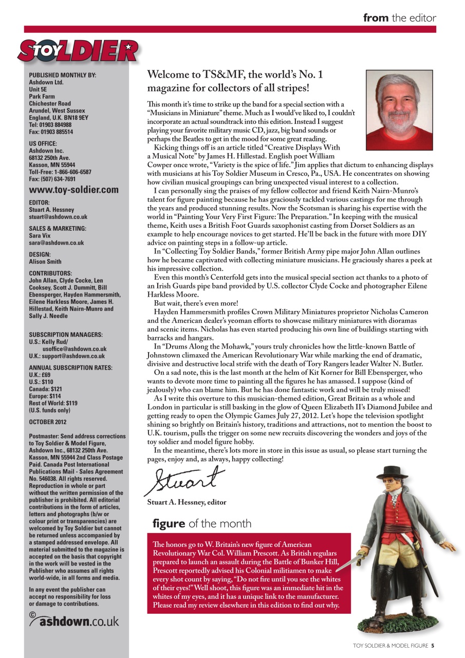 Toy Soldier & Model Figure Preview Pages