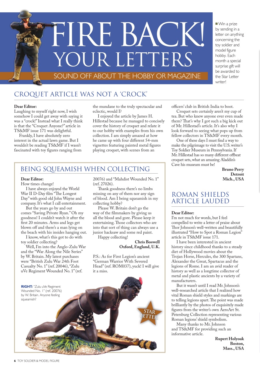 Toy Soldier & Model Figure Preview Pages