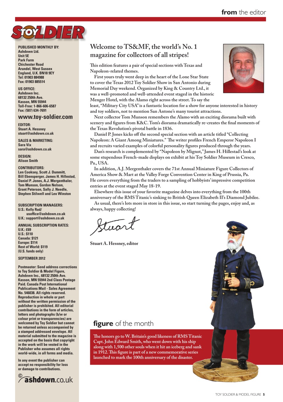 Toy Soldier & Model Figure Preview Pages