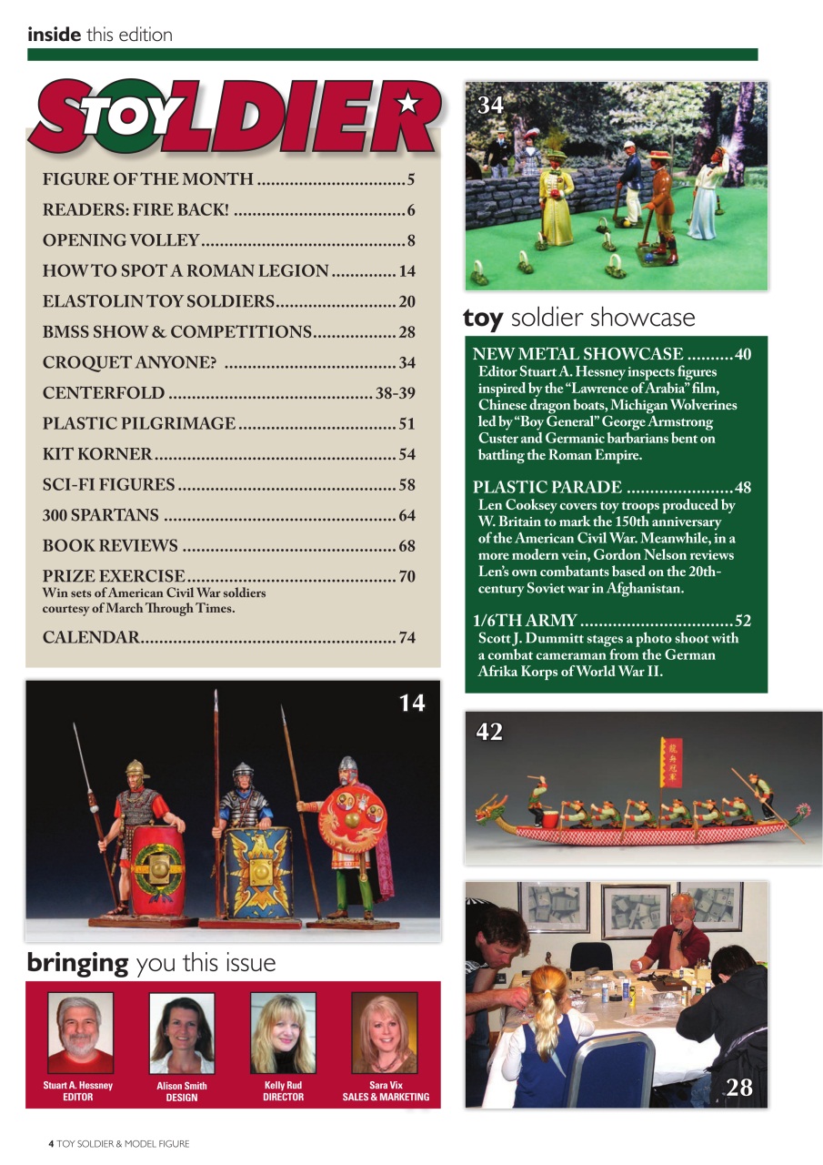 Toy Soldier & Model Figure Preview Pages