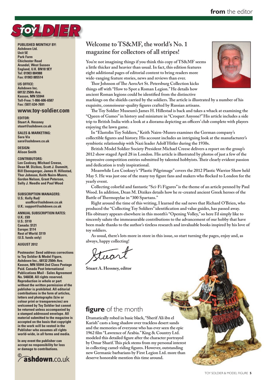 Toy Soldier & Model Figure Preview Pages