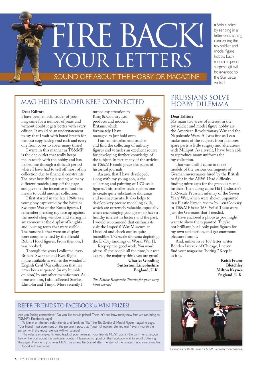 Toy Soldier & Model Figure Preview Pages