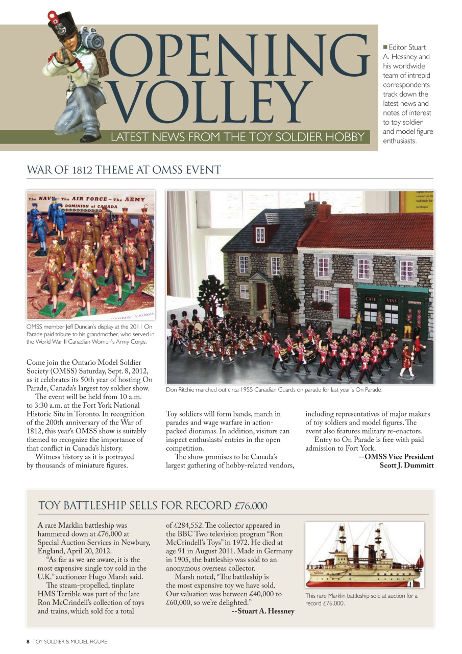 Toy Soldier & Model Figure Preview Pages