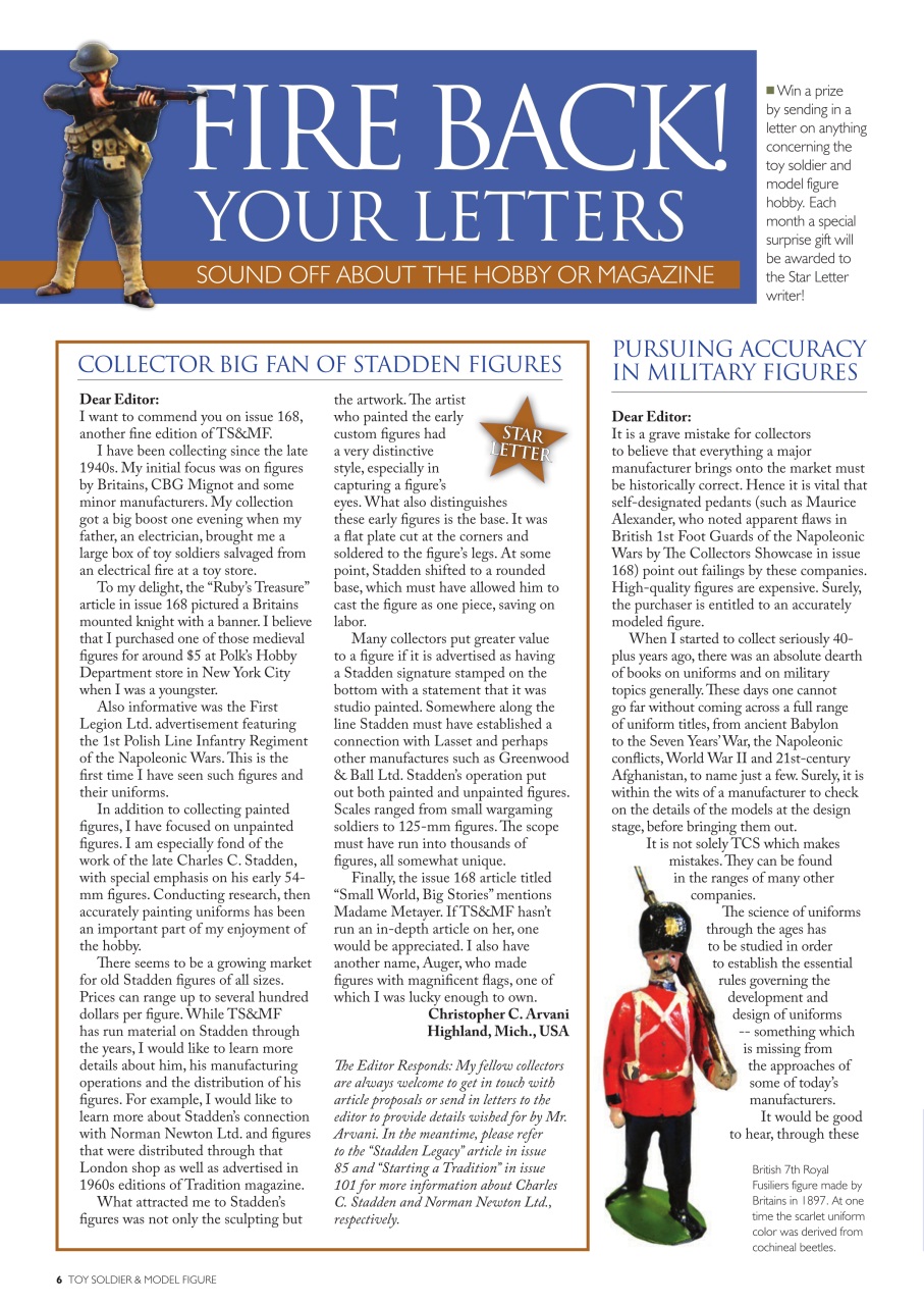 Toy Soldier & Model Figure Preview Pages